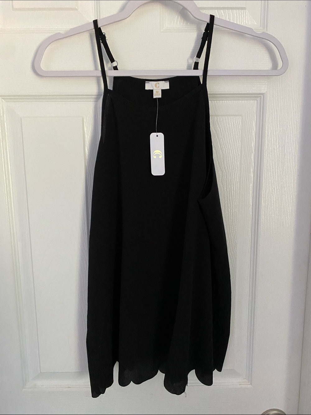 Charming Charlie Black Spaghetti-Strap Camisole